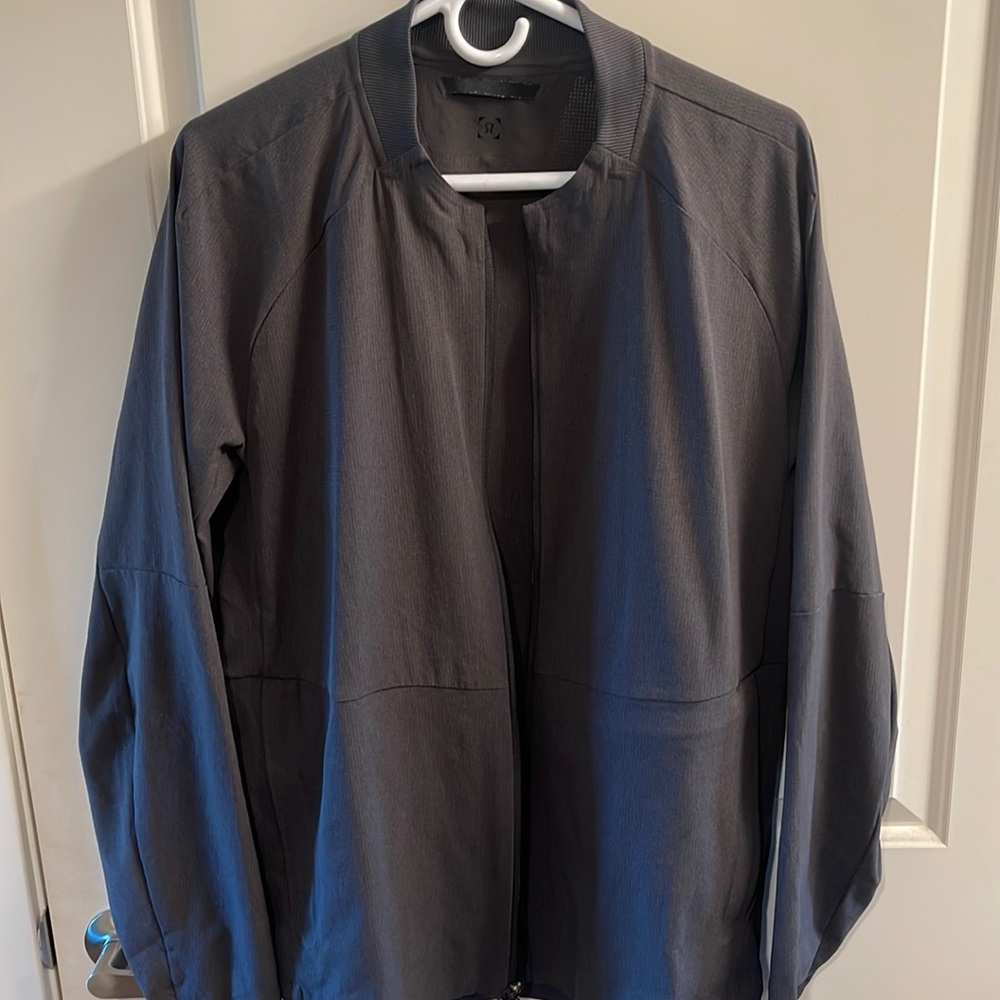Lululemon mesh bomber jacket